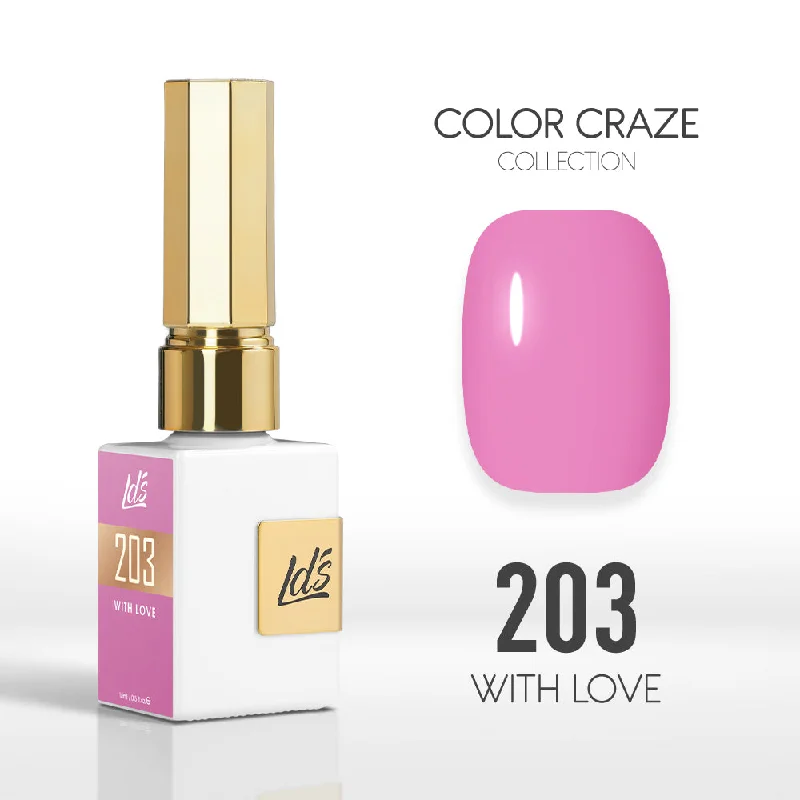 nail polish reflection mix-LDS Color Craze Gel Nail Polish - 203 With Love - 0.5oz