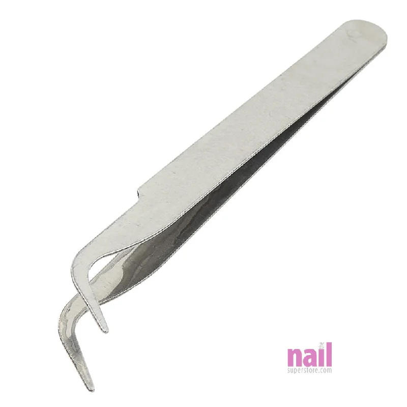 nail repair with tea bag-Anti Static L Shape Tweezers | High Precision for Detail Works - Each