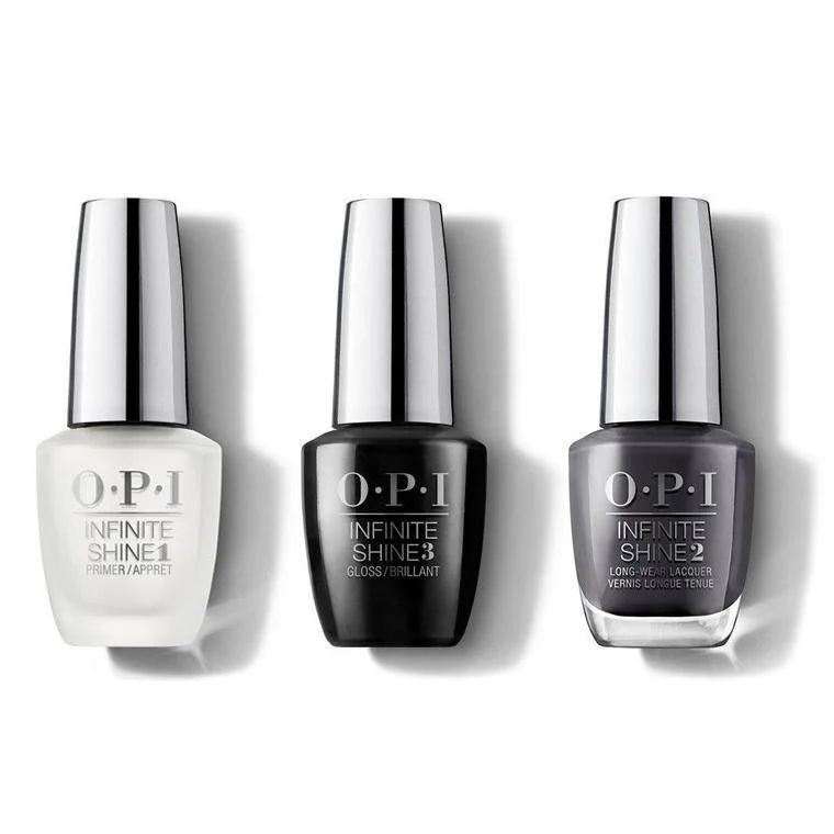 nail polish cloak tulle-OPI - Infinite Shine Combo - Base, Top & The Latest And Slatest - #ISL78