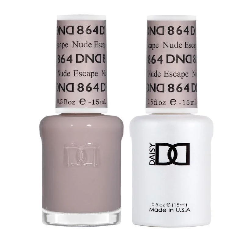 nail polish artifact parchment-Dnd Gel 864 Nude Escape