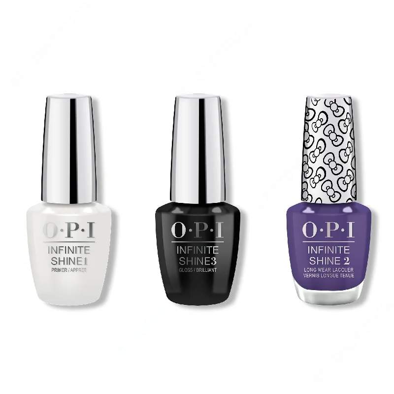 nail polish nib bow-OPI - Infinite Shine Combo - Base, Top & Hello Pretty - #HRL38