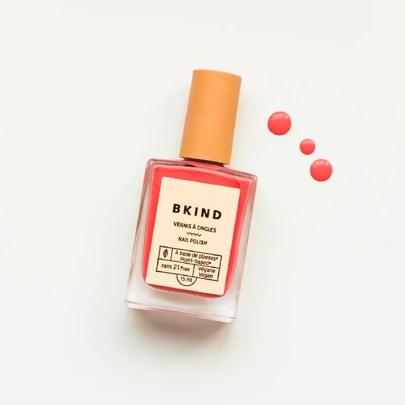 nail polish cabin bottle-Nail Polish - Coral Crush