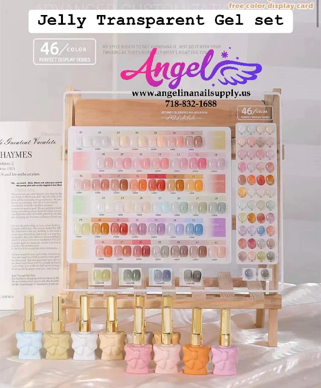 nail polish dungeon marker-Transparent Jelly Gel Set