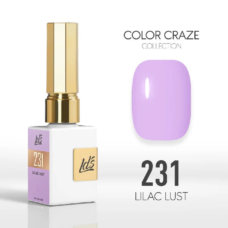 nail polish model shower-LDS Color Craze Gel Nail Polish - 231 Lilac Lust - 0.5oz