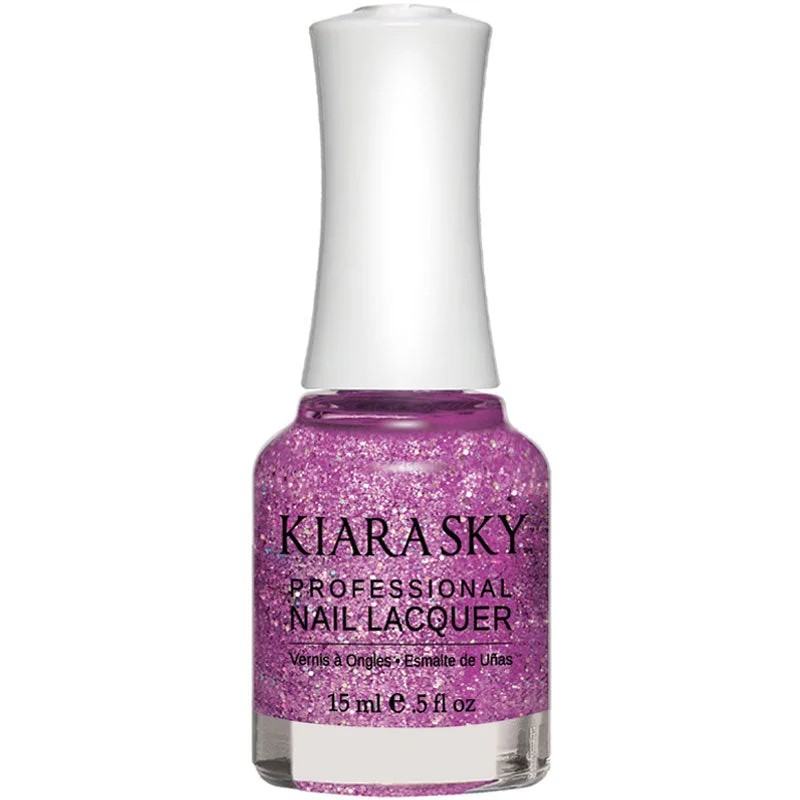 nail polish gleam whisper-Nail Lacquer - N430 Purple Spark