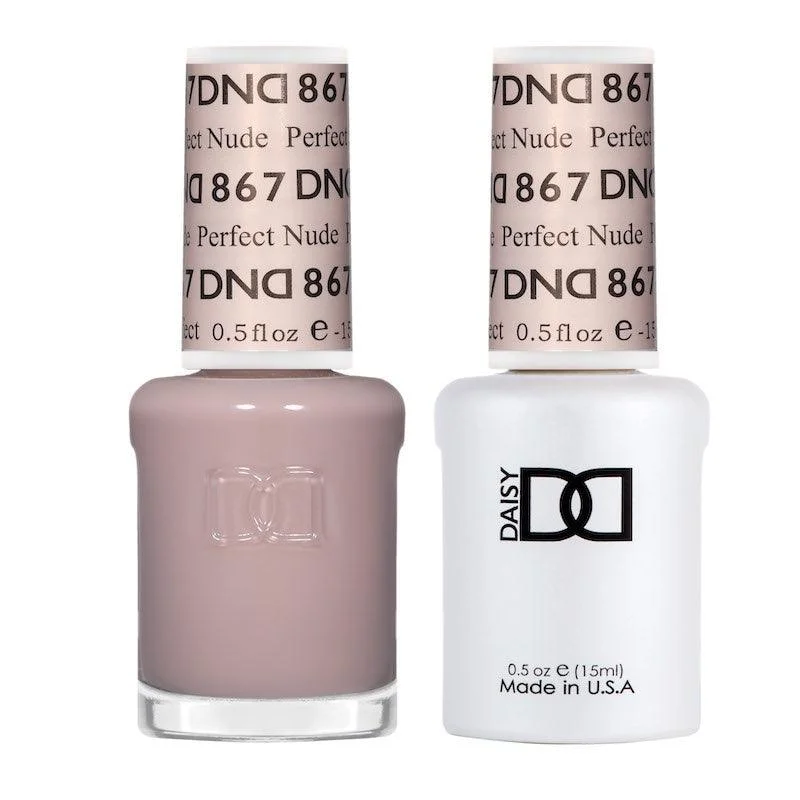 nail polish vault tome-Dnd Gel 867 Perfect Nude