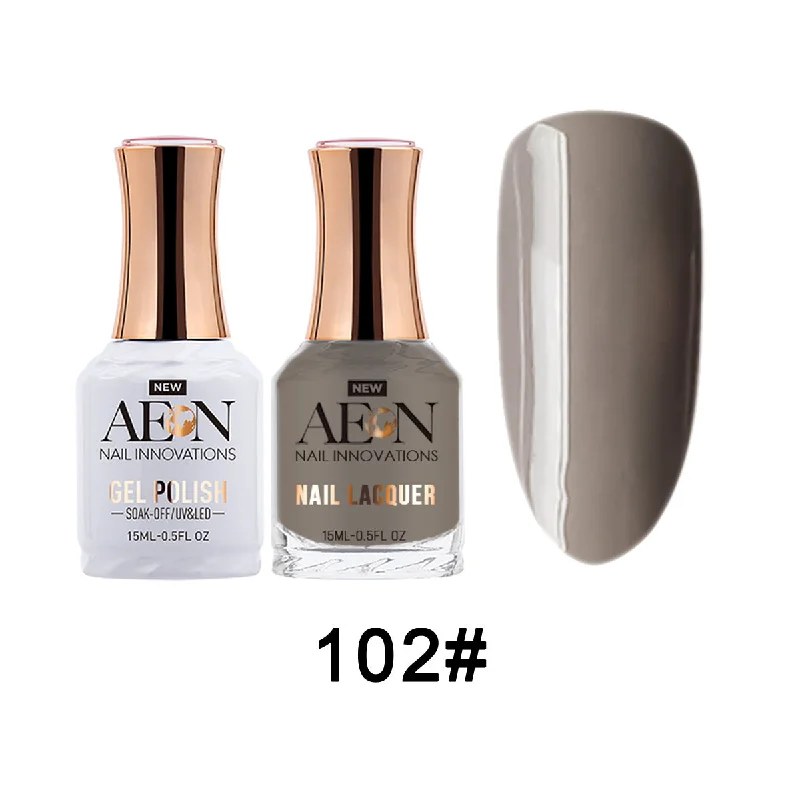 nail polish catacomb letter-Aeon Gel & Lacquer - London Fog  - #102