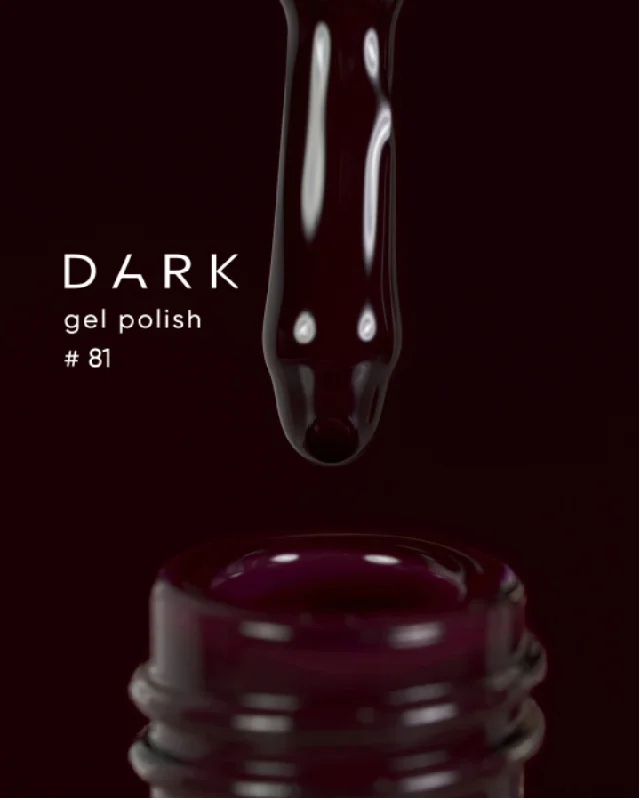 nail repair with keratin-Dark 081 Gel Polish