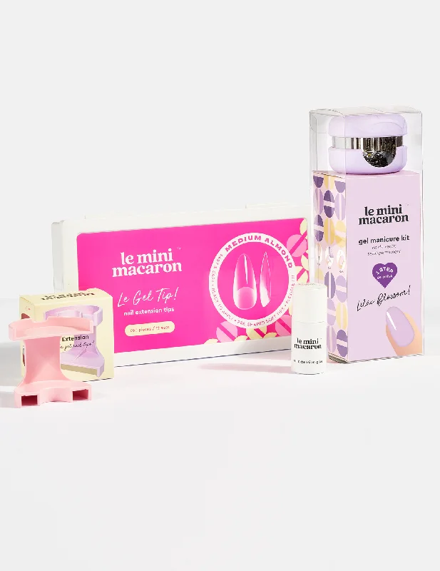 nail repair with natural oils-Lilac Blossom Kit + Le Gel Tip + Glue