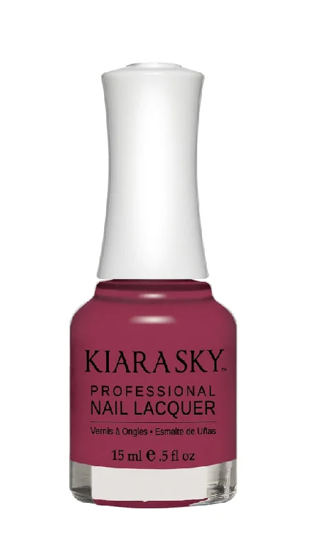 nail polish chalet vial-Kiara Sky Nail Lacquer - N485 Plum It Up