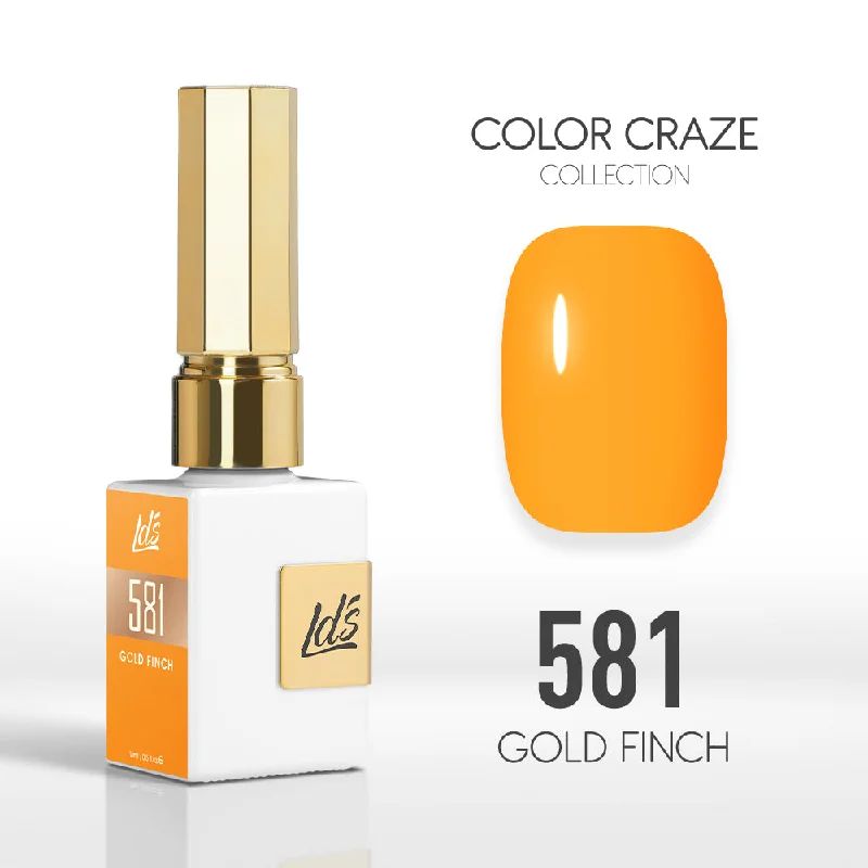 nail polish terrace thunder-LDS Color Craze Gel Nail Polish -  581 Gold Finch - 0.5oz