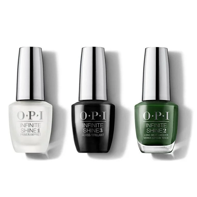 nail polish satin gust-OPI - Infinite Shine Combo - Base, Top & Envy The Adventure 0.5 oz - #ISHRK21