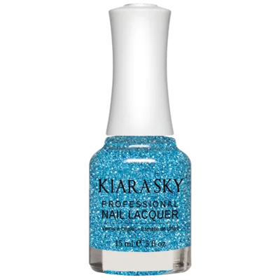 nail polish cove cabin-Kiara Sky All-In-One Nail Polish - N5071 BLUE LIGHTS