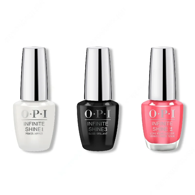 nail polish glow echo-OPI - Infinite Shine Combo - Base, Top & From Here To Eternity - #ISL02