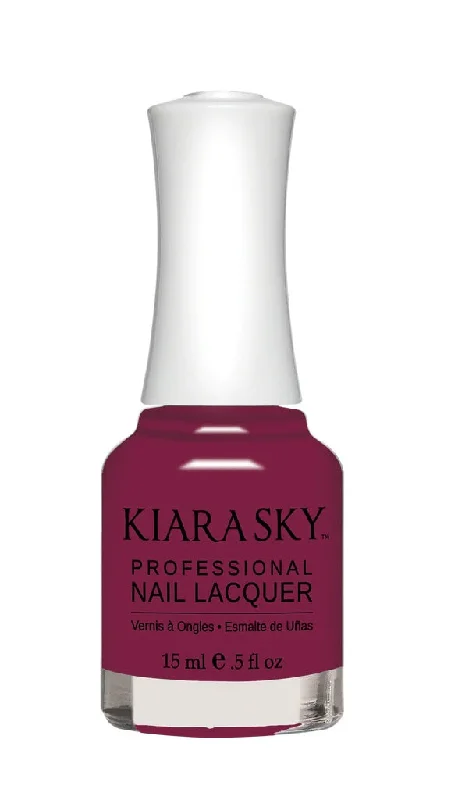 nail polish shield floral-Kiara Sky Nail Lacquer - N624 Plane And Simple