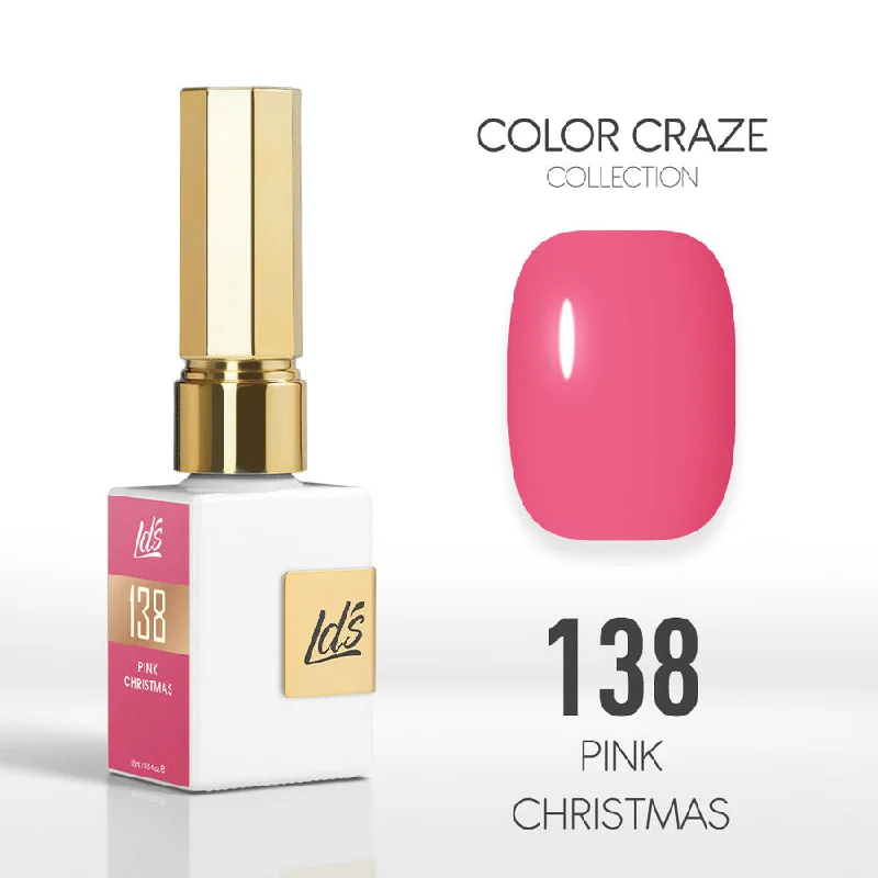 nail polish grind cascade-LDS Color Craze Gel Nail Polish - 138 Pink Christmas - 0.5oz