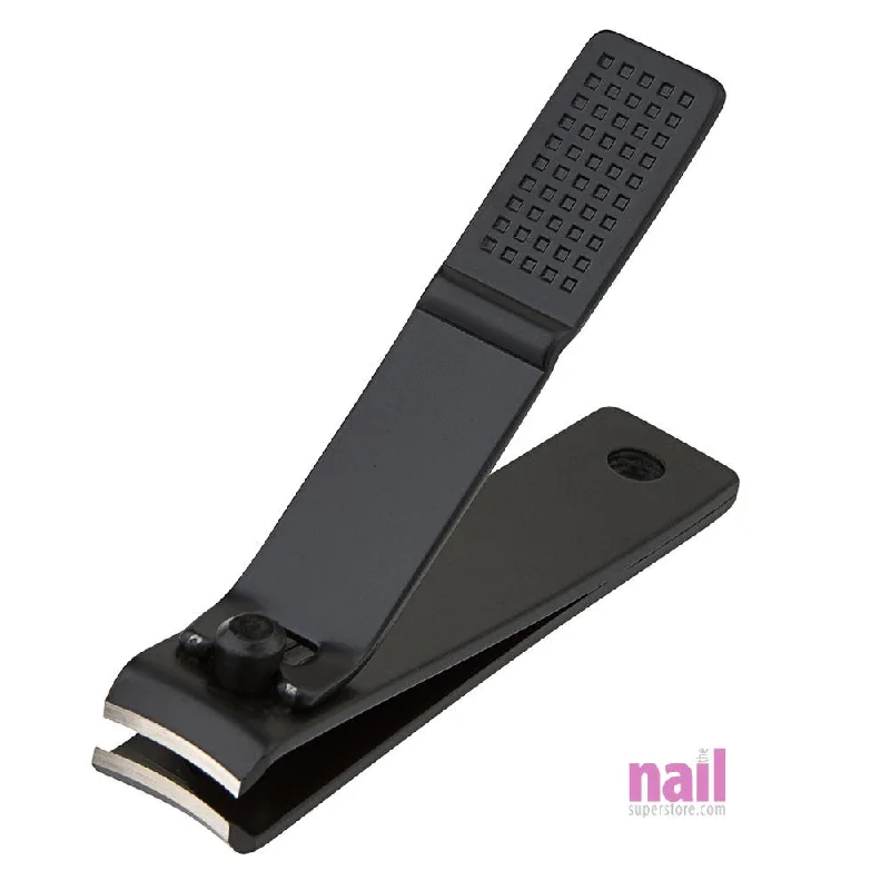 nail repair with moisturizer-Black Hitaki Nail Clipper | Professional Salon Quality - Each