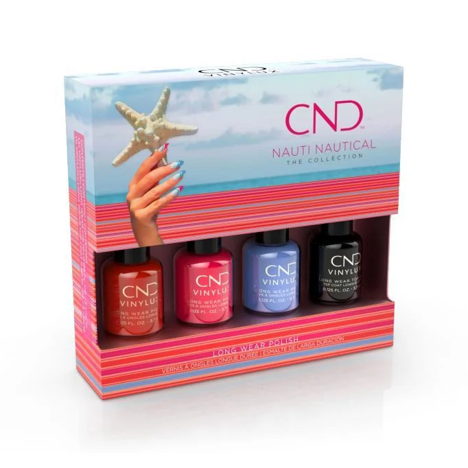 nail polish manuscript knit-CND - Vinylux Nauti Nautical Pinkie Pack