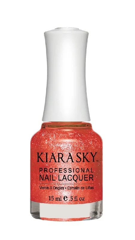 nail polish harvest toast-Kiara Sky Nail Lacquer - N424 I'M Not Red-E Yet