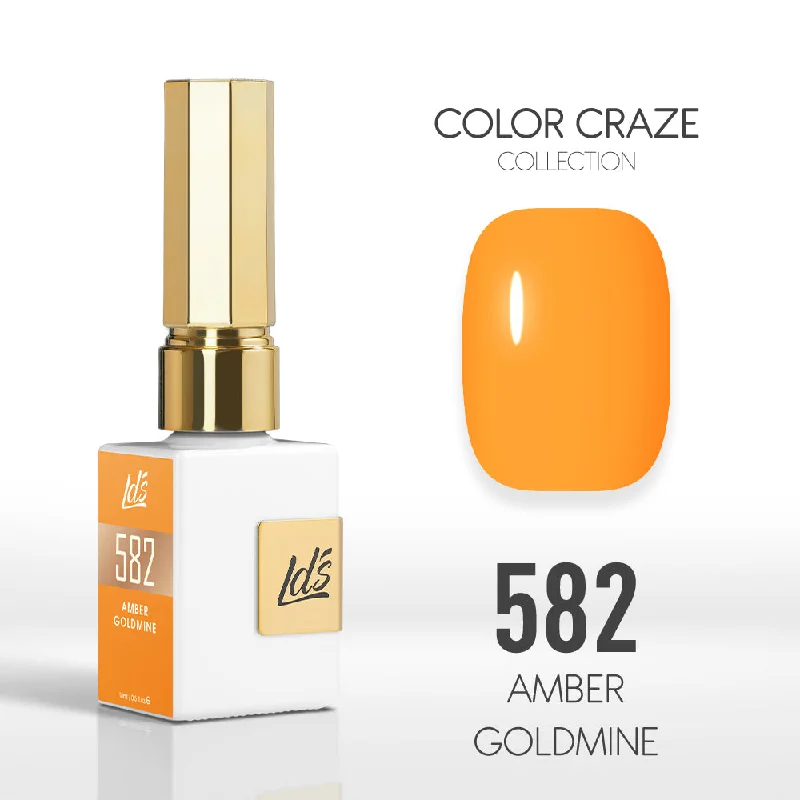 nail polish balcony lightning-LDS Color Craze Gel Nail Polish -  582 Amber Goldmine - 0.5oz