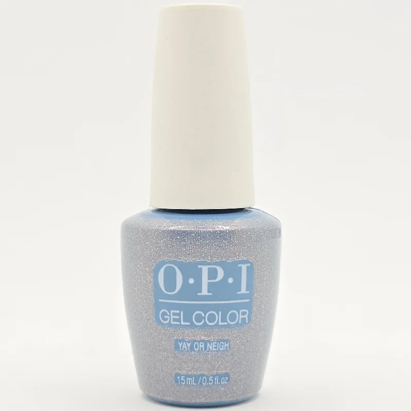 nail repair with cuticle oil-OPI GEL COLOR - YAY OR NEIGH - HP Q06