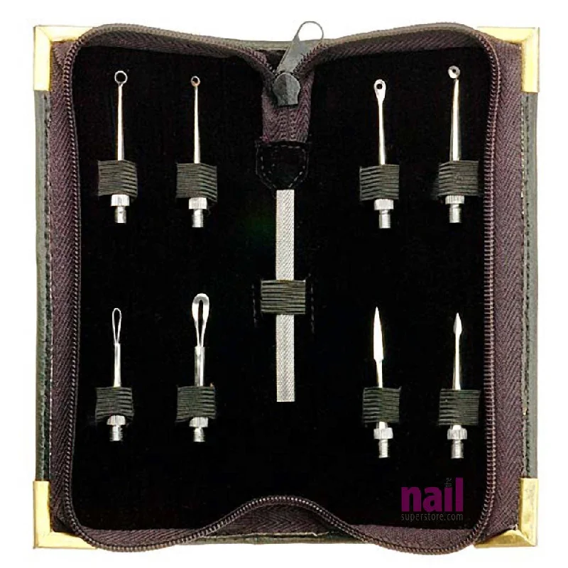 nail repair with nail serum-Facial & Skin Care Implement Kit | Professional Quality - 9 pieces