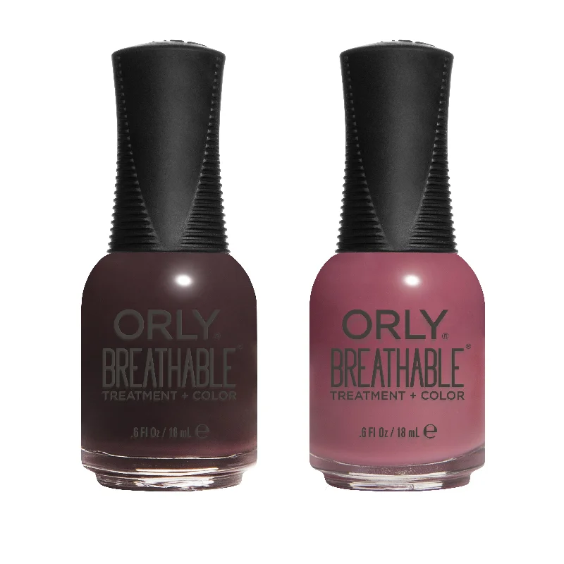 nail polish fountain ribbon-Orly - Breathable Combo - It's Not A Phase & Supernova Girl