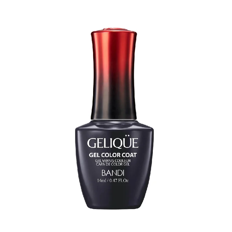 nail polish shawl scroll-Gelique - GF939 Night Black